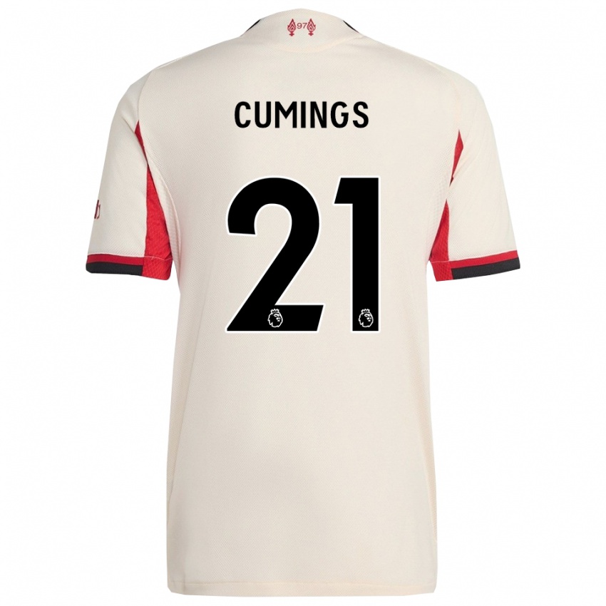 גברים ארת׳ה קאמינגס #21 לבן שחור הרחק ג'רזי 2025/26 חולצה קצרה