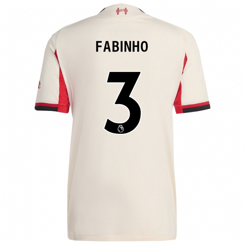 גברים פאביניו #3 לבן שחור הרחק ג'רזי 2025/26 חולצה קצרה