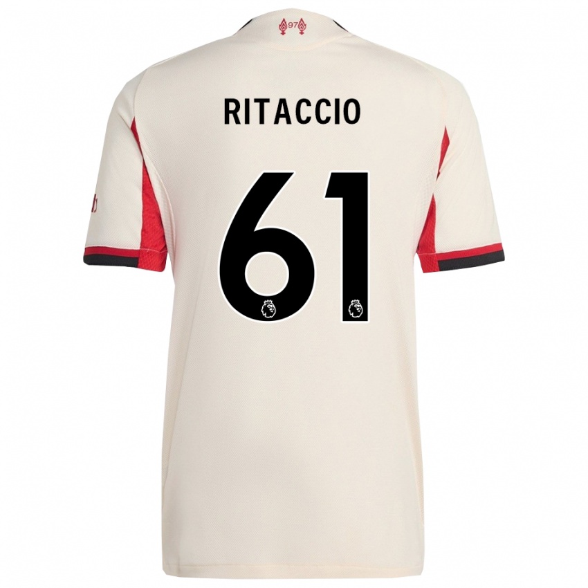 גברים מטאו ריטאצ׳יו #61 לבן שחור הרחק ג'רזי 2025/26 חולצה קצרה