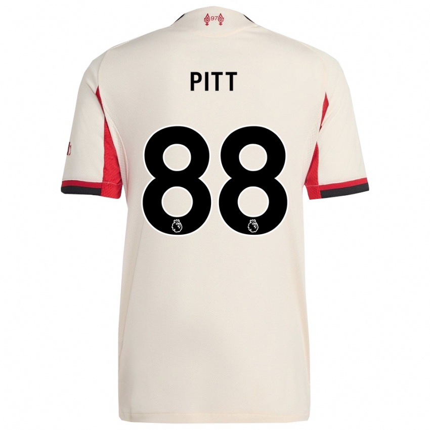 גברים לוקאס פיט #88 לבן שחור הרחק ג'רזי 2025/26 חולצה קצרה