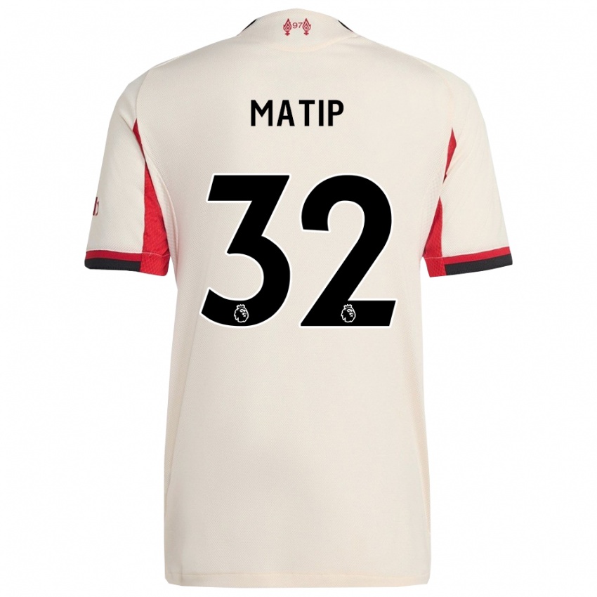 גברים ג'ואל מאטיפ #32 לבן שחור הרחק ג'רזי 2025/26 חולצה קצרה