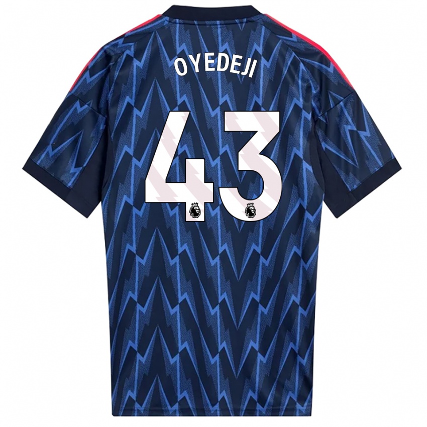 גברים נתן באטלר אוידג'י #43 נייבי אדום הרחק ג'רזי 2025/26 חולצה קצרה