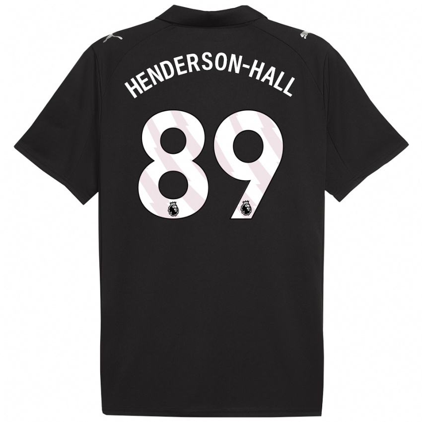 גברים מת׳יו הנדרסון-האל #89 שחור לבן הרחק ג'רזי 2025/26 חולצה קצרה