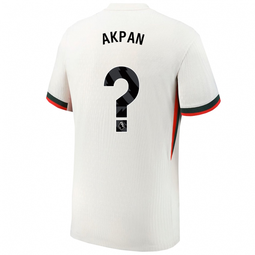 גברים אשאנטי אקפן #0 לבן ירוק הרחק ג'רזי 2025/26 חולצה קצרה