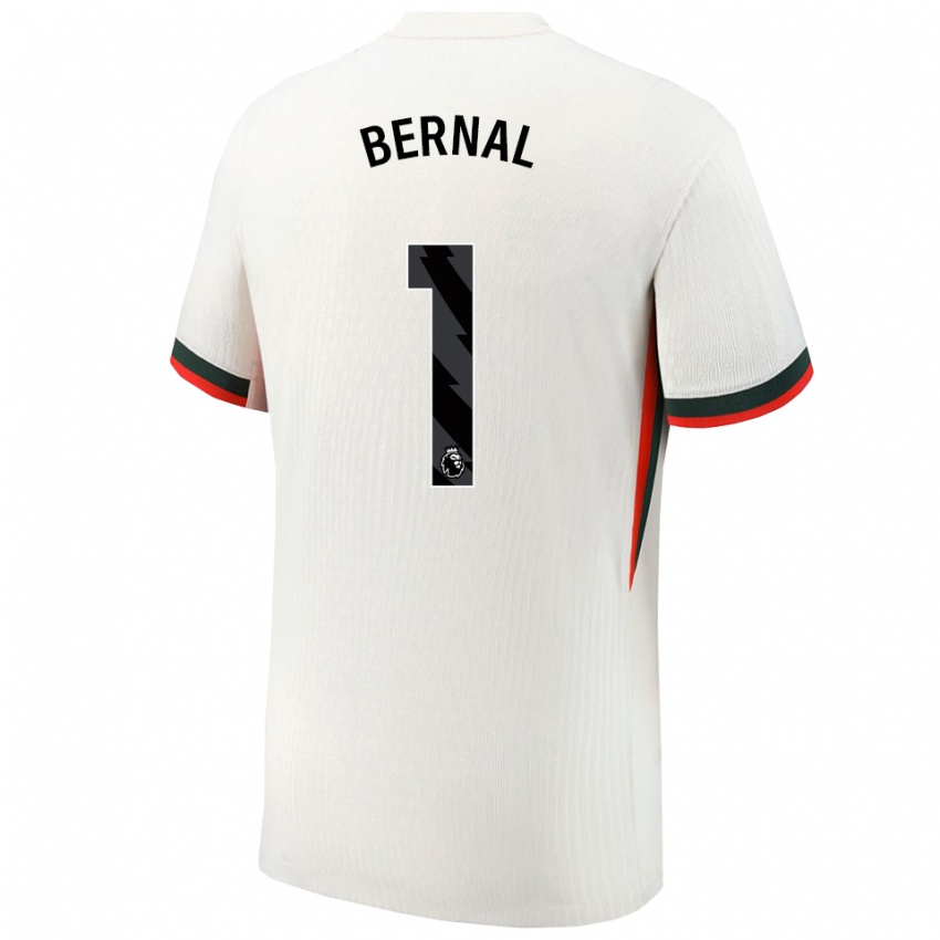 גברים Freddy Bernal #1 לבן ירוק הרחק ג'רזי 2025/26 חולצה קצרה