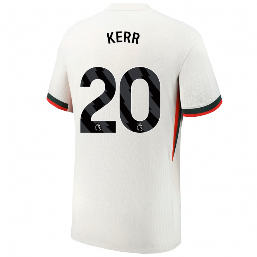 גברים סמנתה קר #20 לבן ירוק הרחק ג'רזי 2025/26 חולצה קצרה