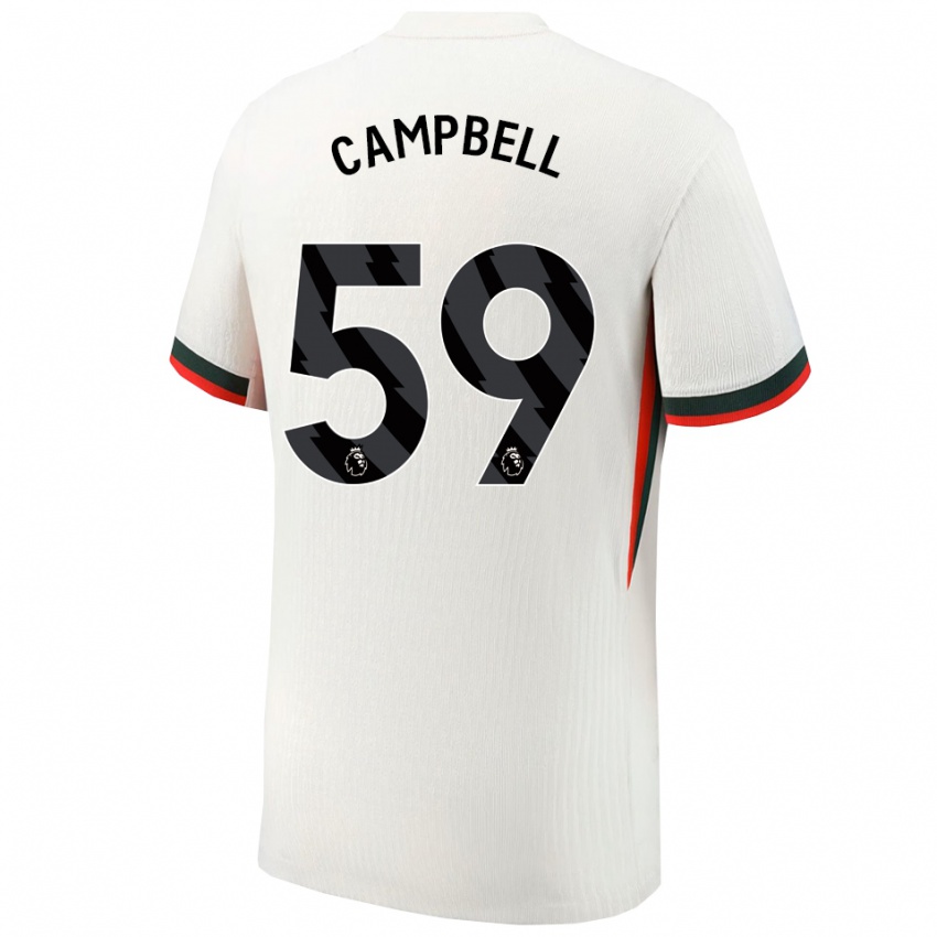 גברים הריסון מארי-קמפבל #59 לבן ירוק הרחק ג'רזי 2025/26 חולצה קצרה