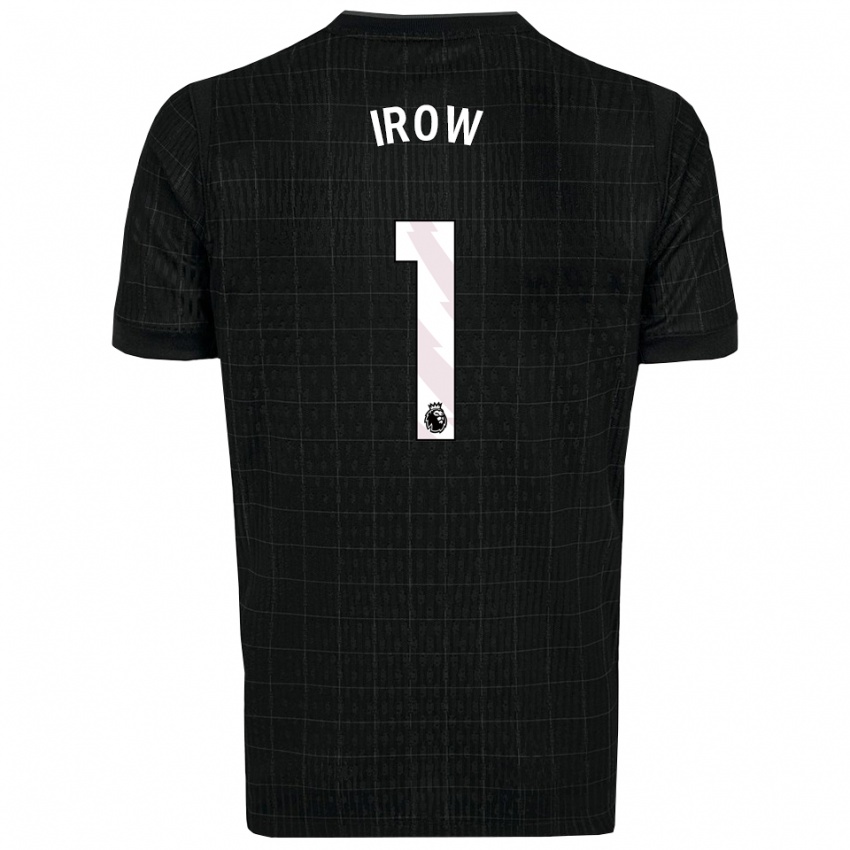 גברים Blake Irow #1 שחור אפור הרחק ג'רזי 2025/26 חולצה קצרה