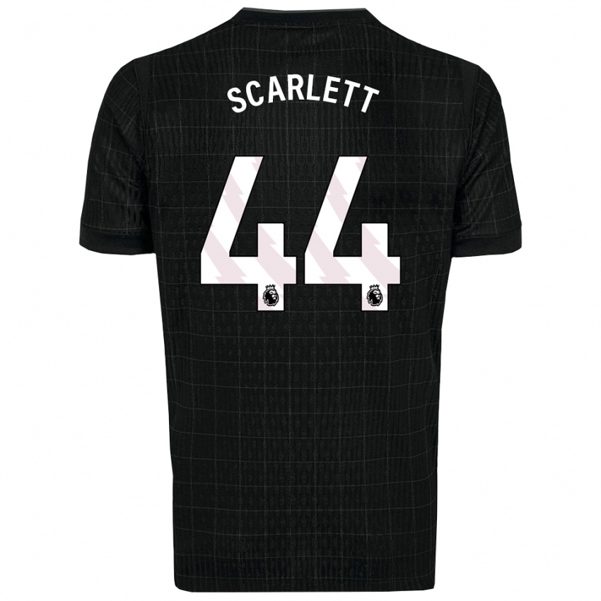 גברים דיין סקרלט #44 שחור אפור הרחק ג'רזי 2025/26 חולצה קצרה