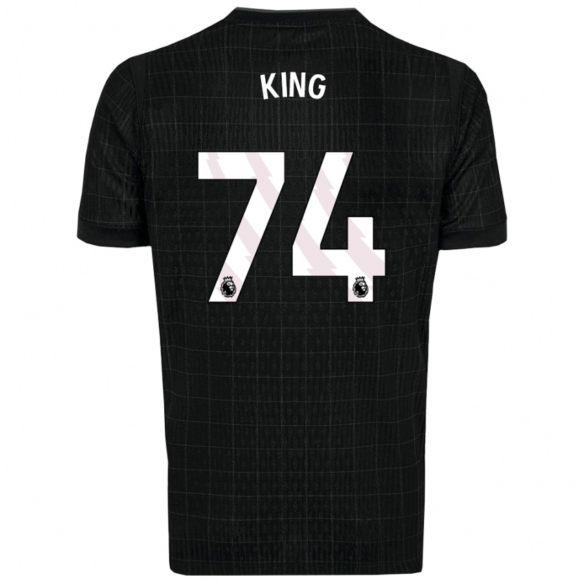 גברים מייסון קינג #74 שחור אפור הרחק ג'רזי 2025/26 חולצה קצרה