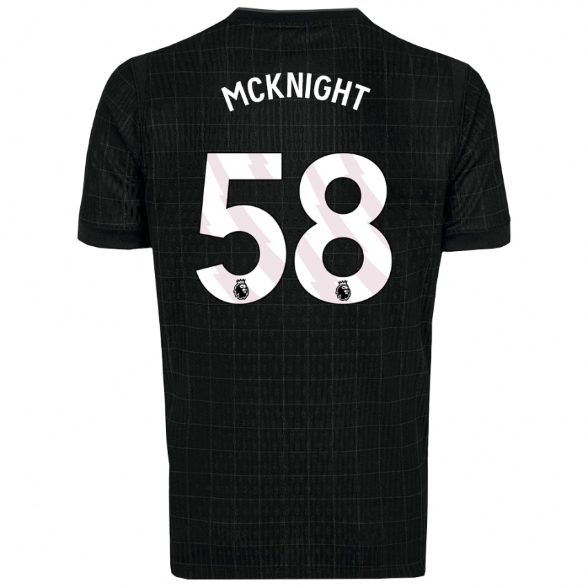 גברים Maxwell Mcknight #58 שחור אפור הרחק ג'רזי 2025/26 חולצה קצרה