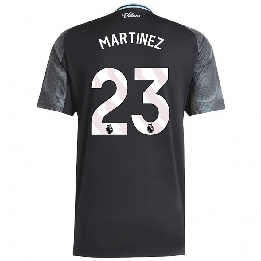 גברים דמיאן מרטינז #23 שחור תכלת הרחק ג'רזי 2025/26 חולצה קצרה