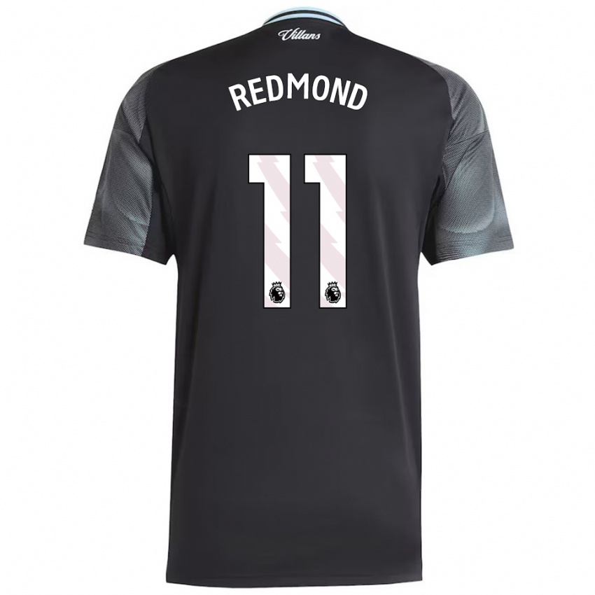 גברים Zepiqueno Redmond #11 שחור תכלת הרחק ג'רזי 2025/26 חולצה קצרה