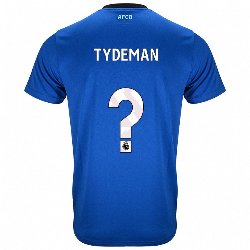 גברים Kian Tydeman #0 כחול שחור הרחק ג'רזי 2025/26 חולצה קצרה