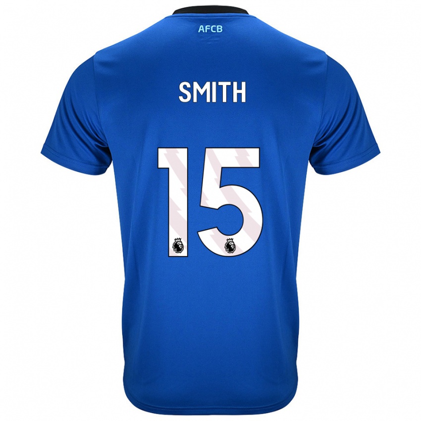 גברים Adam Smith #15 כחול שחור הרחק ג'רזי 2025/26 חולצה קצרה