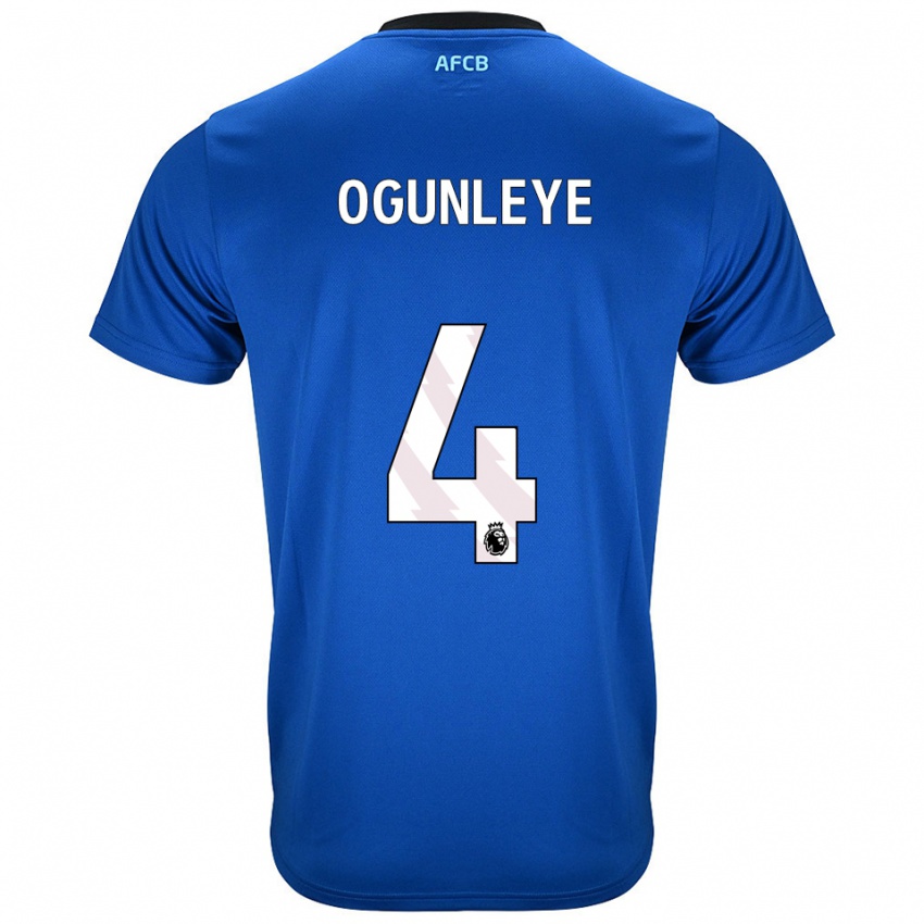 גברים Malachi Ogunleye #4 כחול שחור הרחק ג'רזי 2025/26 חולצה קצרה