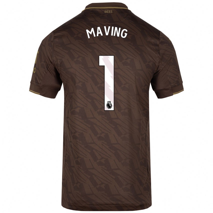 גברים Emily Maving #1 חום זהב הרחק ג'רזי 2025/26 חולצה קצרה