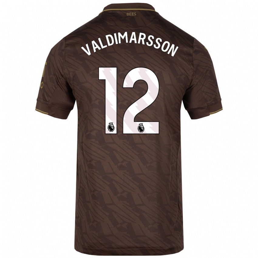 גברים האקון ראפן ולדימרסון #12 חום זהב הרחק ג'רזי 2025/26 חולצה קצרה