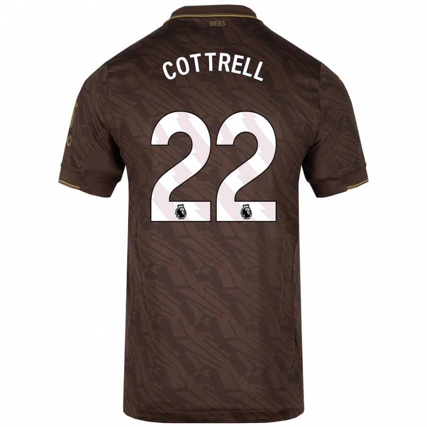 גברים Eleonora Cottrell #22 חום זהב הרחק ג'רזי 2025/26 חולצה קצרה