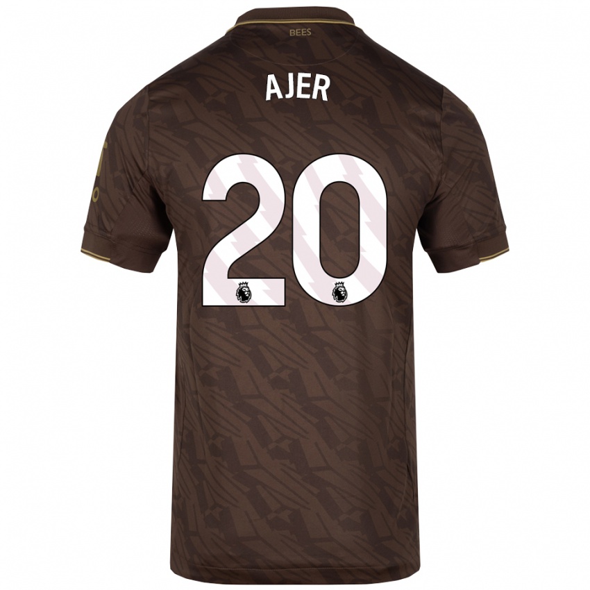 גברים כריסטופר אייר #20 חום זהב הרחק ג'רזי 2025/26 חולצה קצרה