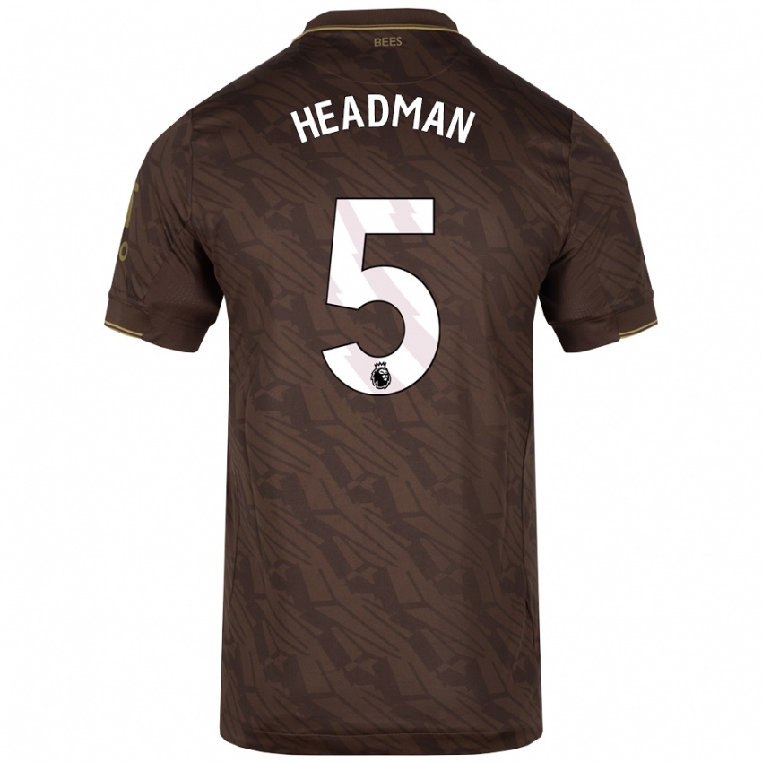 גברים צ׳אנסה הדמן #5 חום זהב הרחק ג'רזי 2025/26 חולצה קצרה