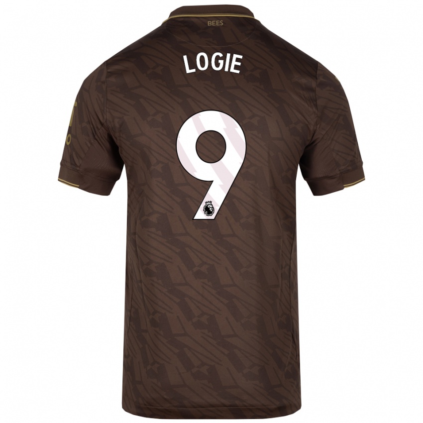 גברים Chloe Logie #9 חום זהב הרחק ג'רזי 2025/26 חולצה קצרה