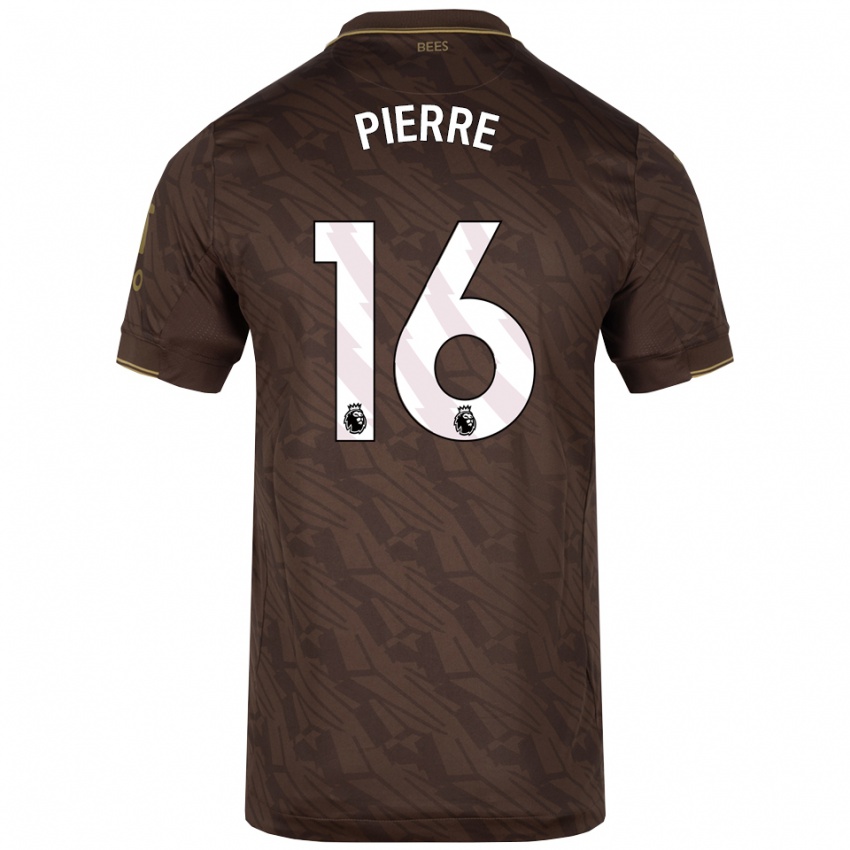 גברים Kyrie Pierre #16 חום זהב הרחק ג'רזי 2025/26 חולצה קצרה