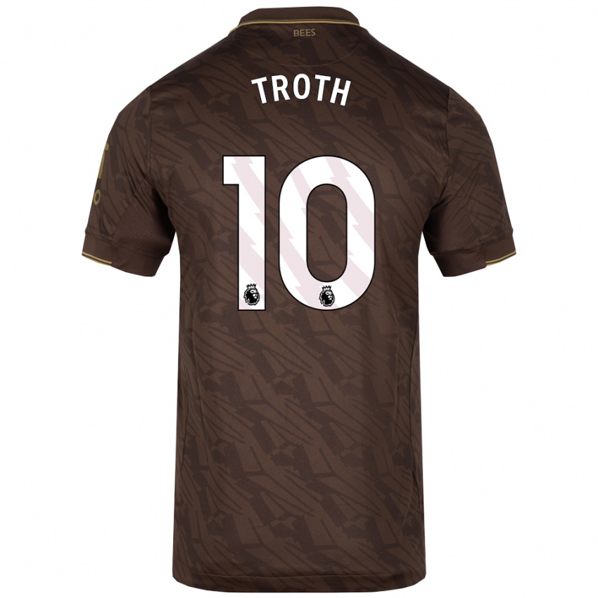 גברים Sophie Troth #10 חום זהב הרחק ג'רזי 2025/26 חולצה קצרה