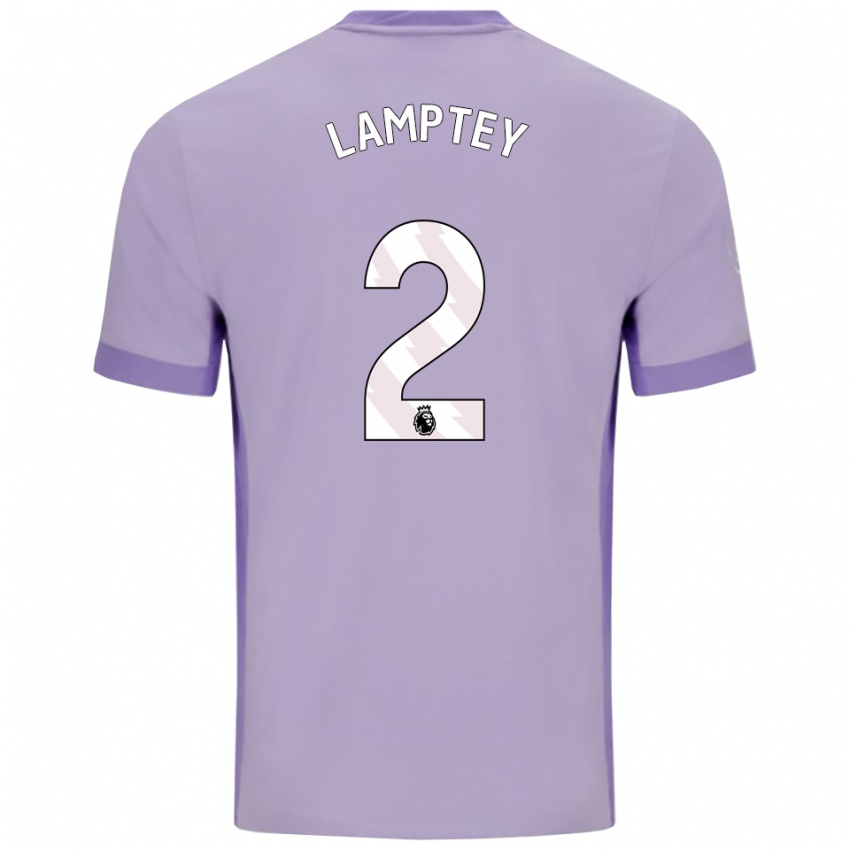 גברים טאריק למפטי #2 טארו סגול לבן הרחק ג'רזי 2025/26 חולצה קצרה