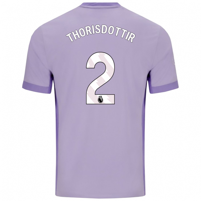 גברים מריה טוריסדוטיר #2 טארו סגול לבן הרחק ג'רזי 2025/26 חולצה קצרה