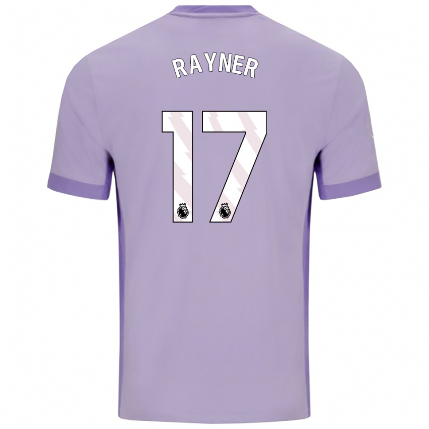 גברים בקס ריינר #17 טארו סגול לבן הרחק ג'רזי 2025/26 חולצה קצרה