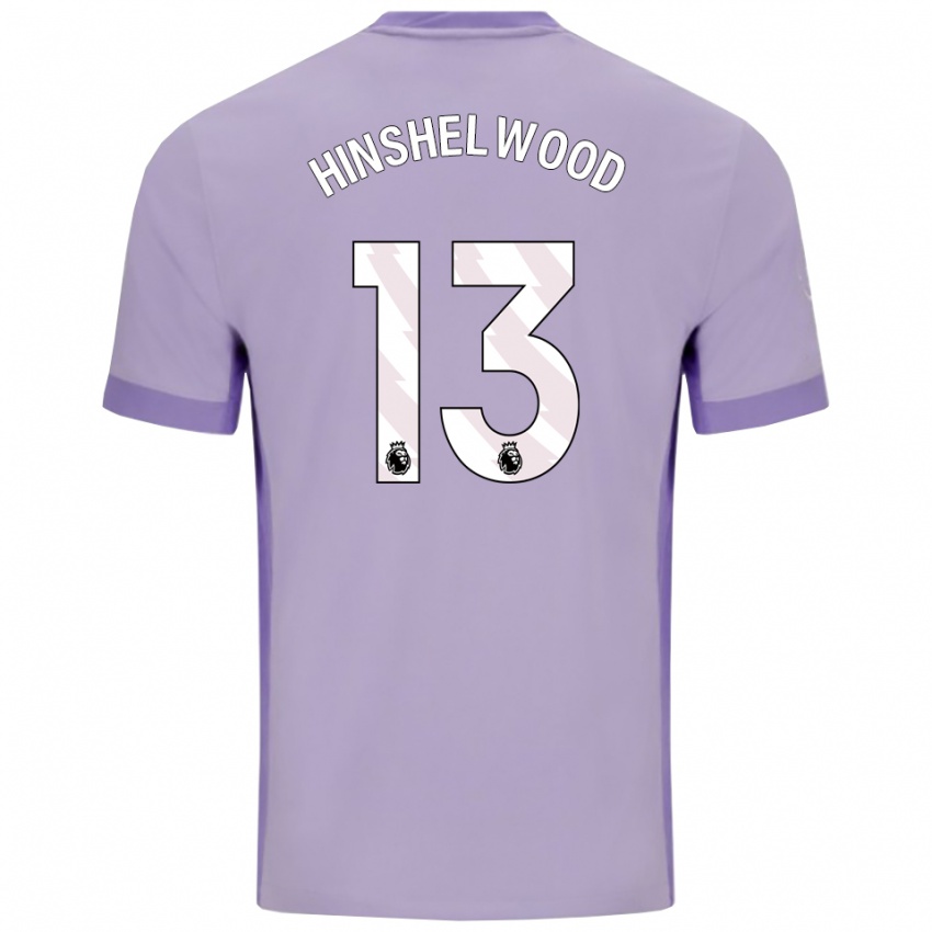 גברים Jack Hinshelwood #13 טארו סגול לבן הרחק ג'רזי 2025/26 חולצה קצרה