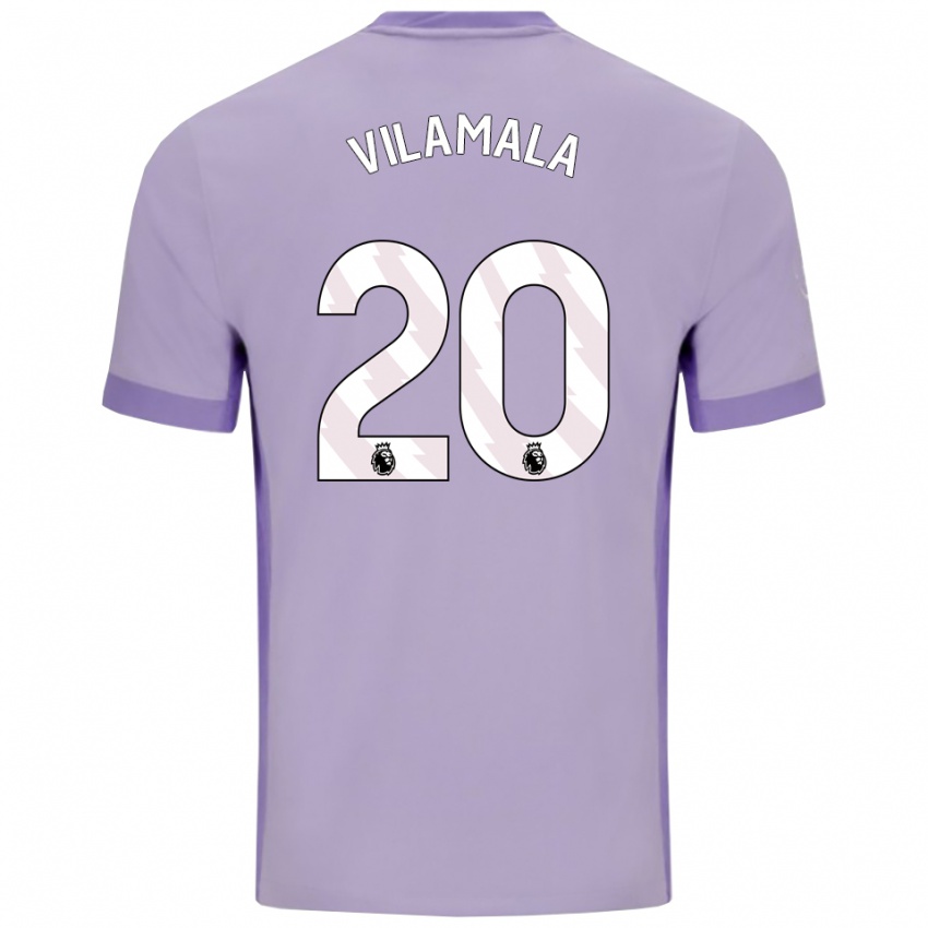 גברים ברונה וילאמאלה #20 טארו סגול לבן הרחק ג'רזי 2025/26 חולצה קצרה