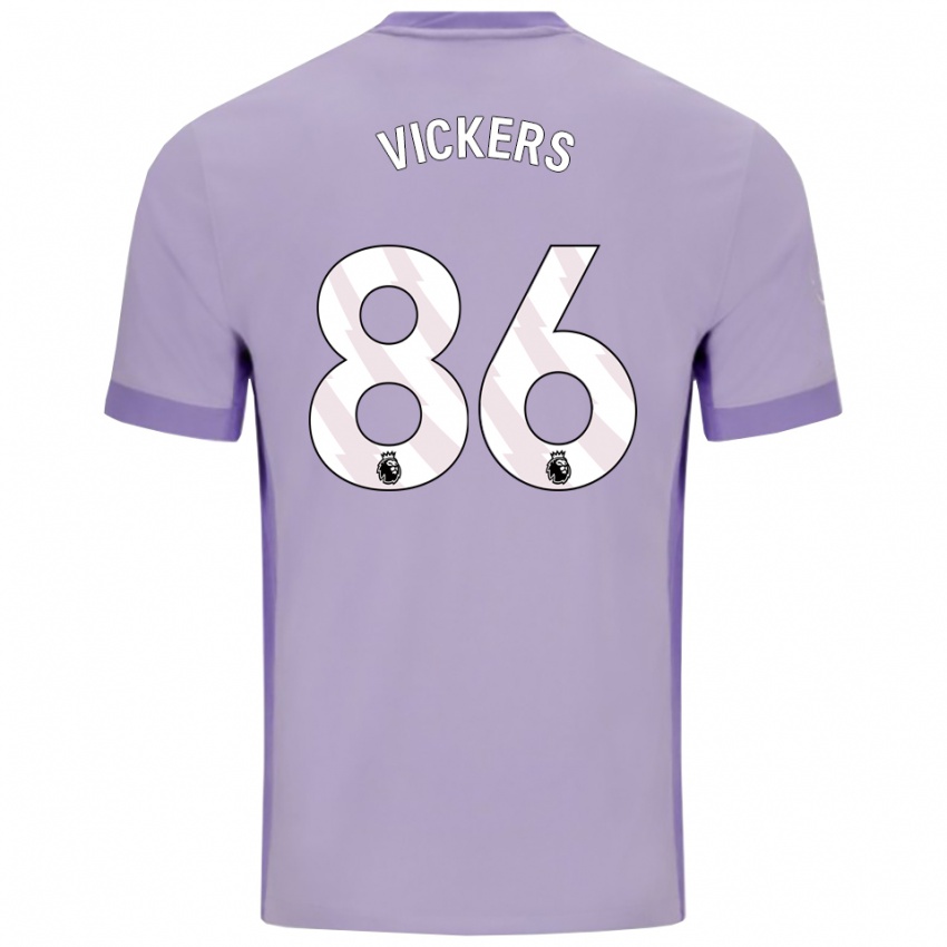 גברים ג'ייקוב ויקרס #86 טארו סגול לבן הרחק ג'רזי 2025/26 חולצה קצרה