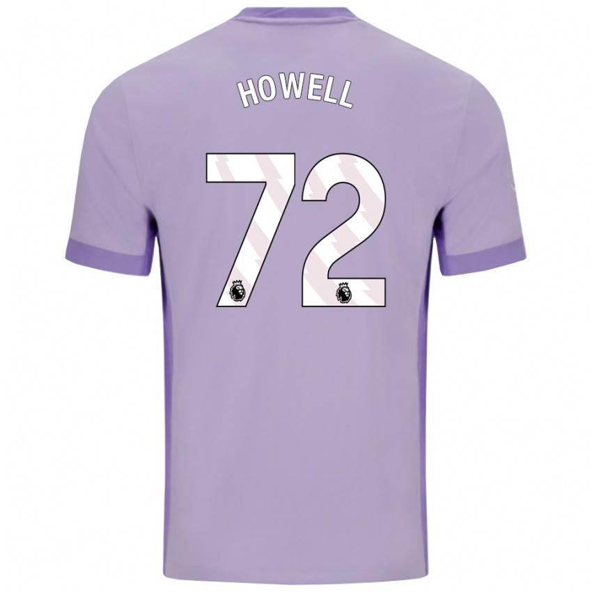 גברים Harry Howell #72 טארו סגול לבן הרחק ג'רזי 2025/26 חולצה קצרה
