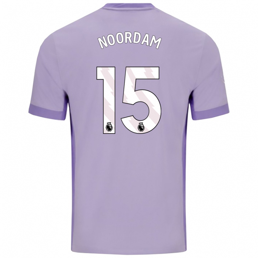 גברים נאדין נורדאם #15 טארו סגול לבן הרחק ג'רזי 2025/26 חולצה קצרה