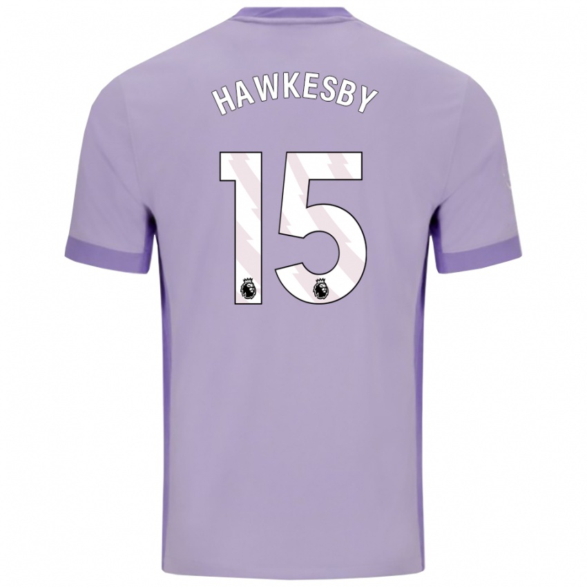 גברים מקנזי האוקסבי #15 טארו סגול לבן הרחק ג'רזי 2025/26 חולצה קצרה