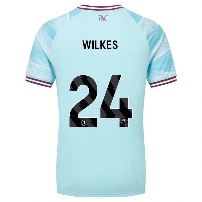 גברים Tilly Wilkes #24 תכלת בורדו הרחק ג'רזי 2025/26 חולצה קצרה