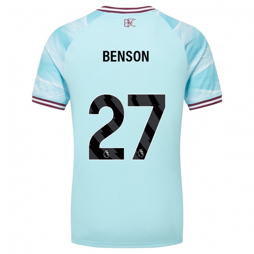 גברים מנואל בנסון #27 תכלת בורדו הרחק ג'רזי 2025/26 חולצה קצרה