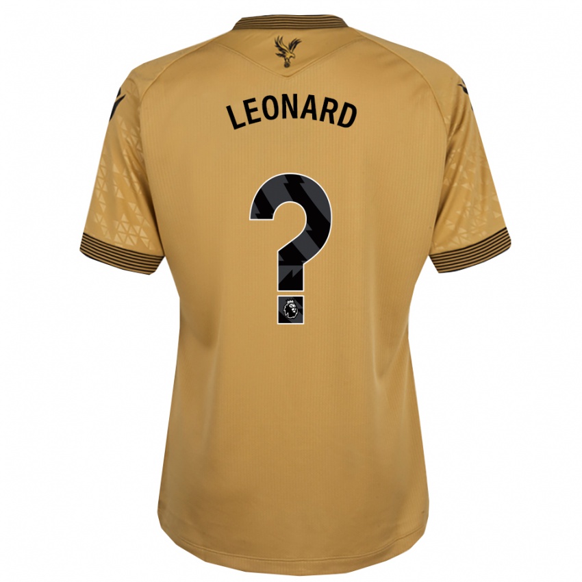 גברים ג'יימס לאונרד #0 זהב שחור הרחק ג'רזי 2025/26 חולצה קצרה