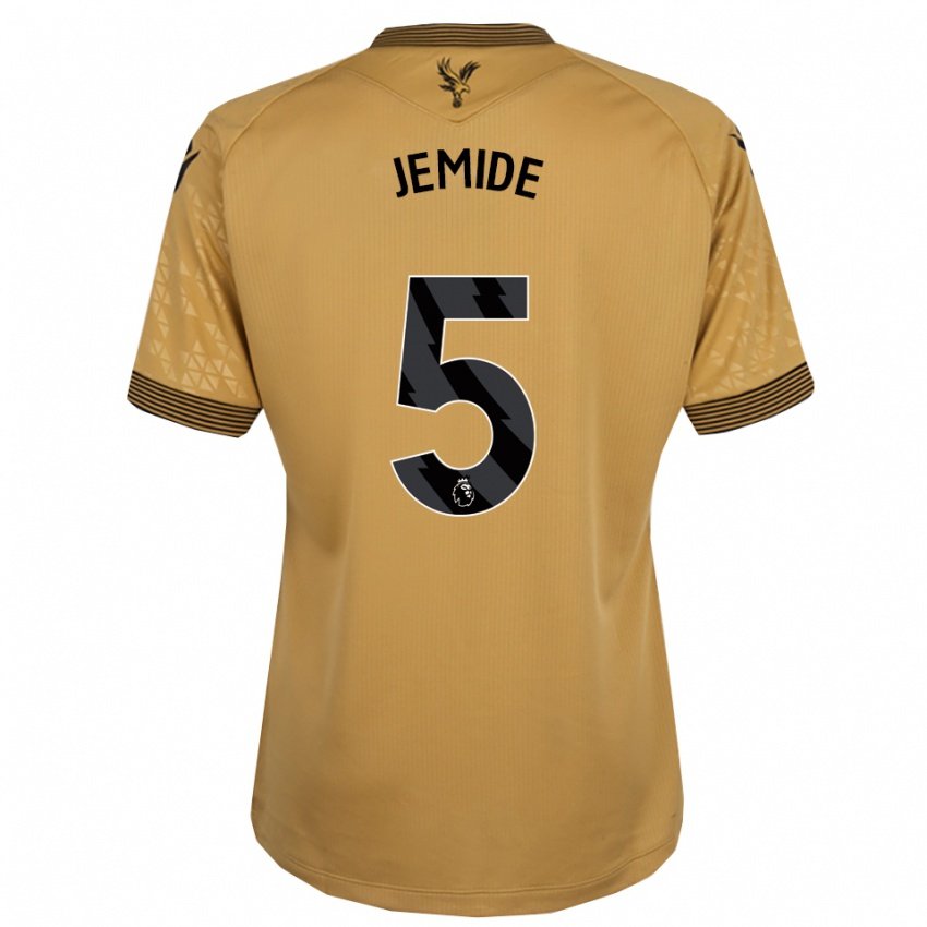 גברים Mofe Jemide #5 זהב שחור הרחק ג'רזי 2025/26 חולצה קצרה