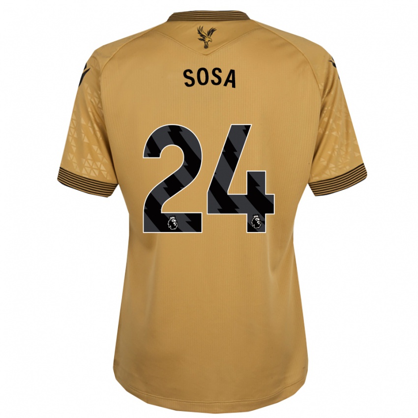 גברים בורנה סוסה #24 זהב שחור הרחק ג'רזי 2025/26 חולצה קצרה