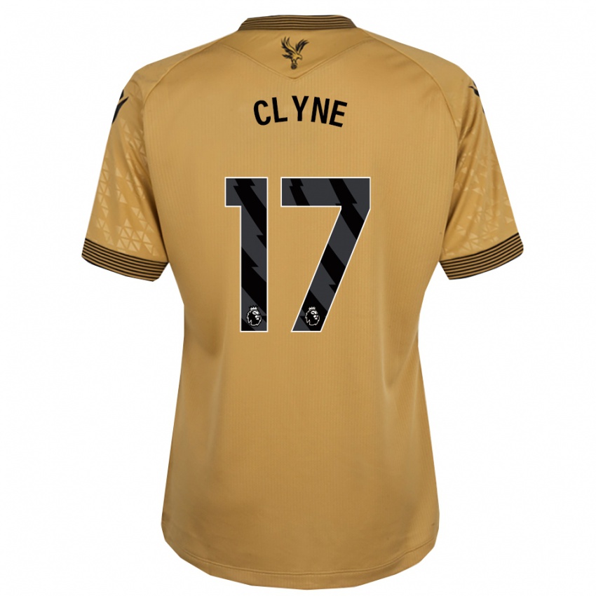 גברים נתניאל קליין #17 זהב שחור הרחק ג'רזי 2025/26 חולצה קצרה