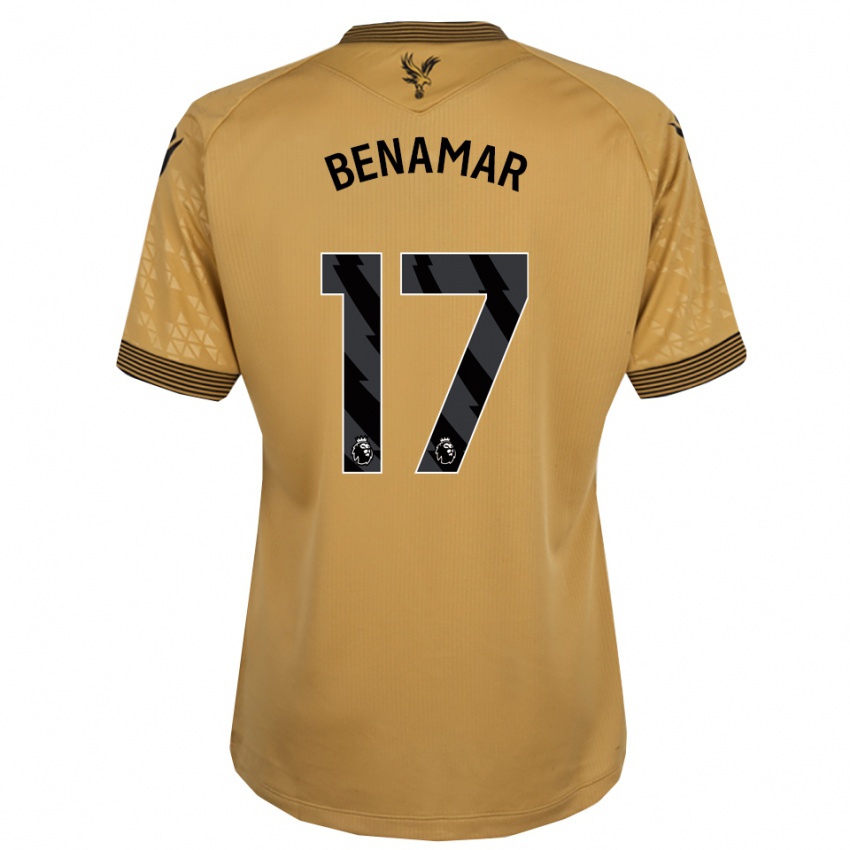 גברים Dean Benamar #17 זהב שחור הרחק ג'רזי 2025/26 חולצה קצרה