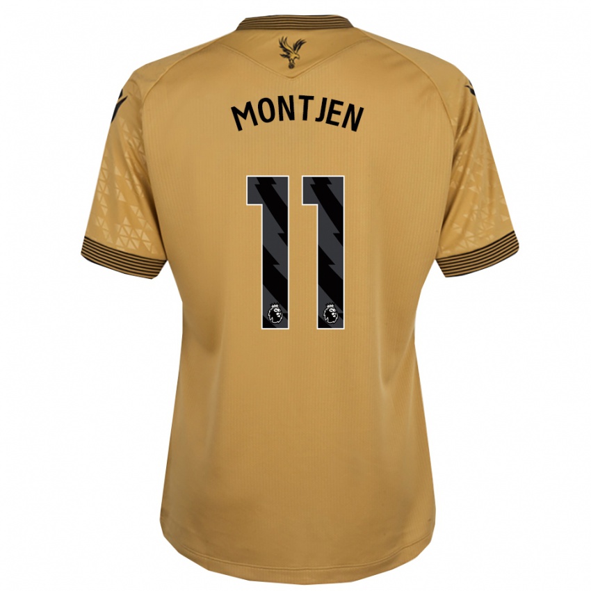 גברים David Montjen #11 זהב שחור הרחק ג'רזי 2025/26 חולצה קצרה