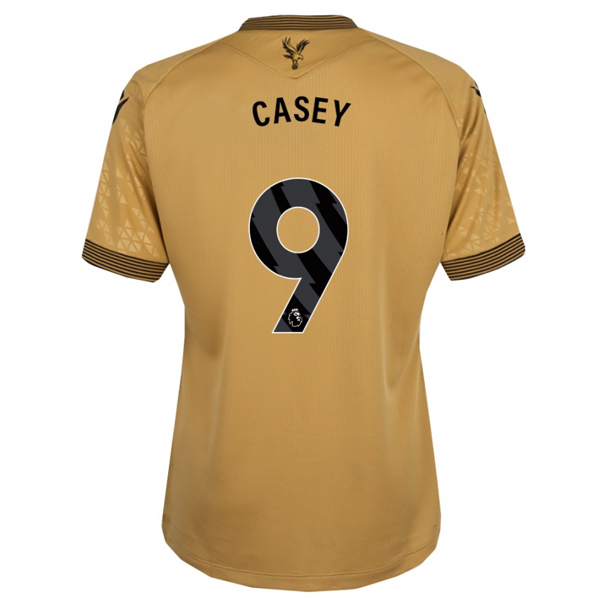 גברים Benjamin Casey #9 זהב שחור הרחק ג'רזי 2025/26 חולצה קצרה