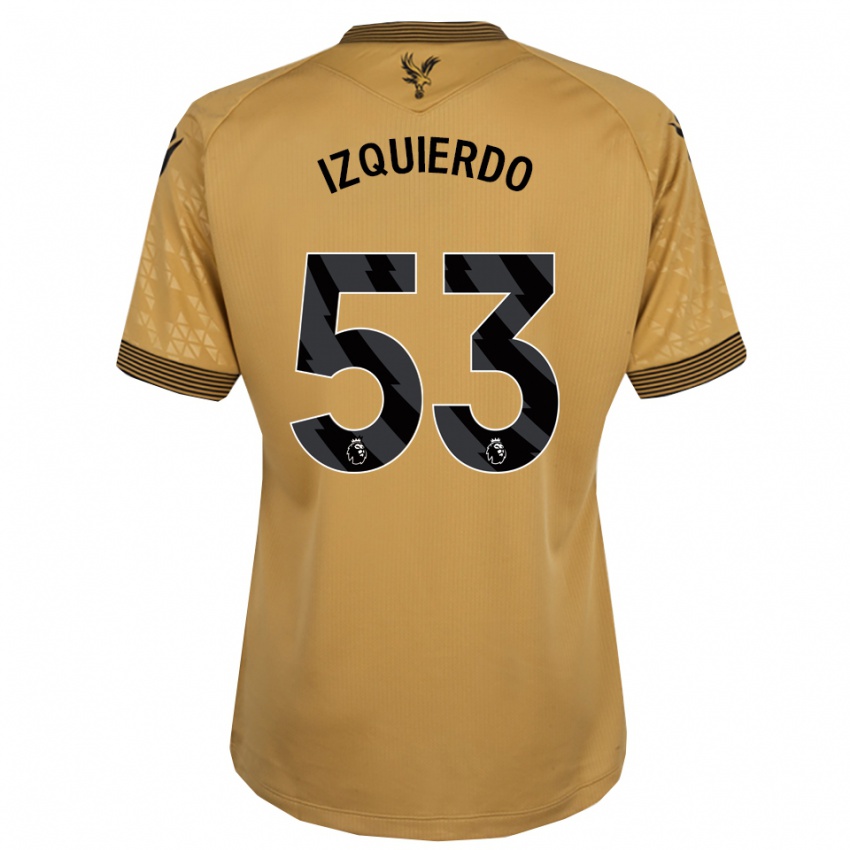 גברים ג׳קסון איסקיירדו #53 זהב שחור הרחק ג'רזי 2025/26 חולצה קצרה