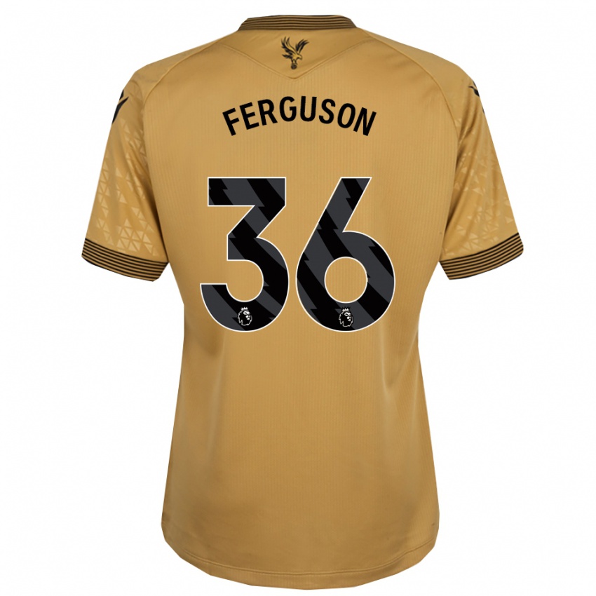 גברים ניית׳ן פרגוסון #36 זהב שחור הרחק ג'רזי 2025/26 חולצה קצרה