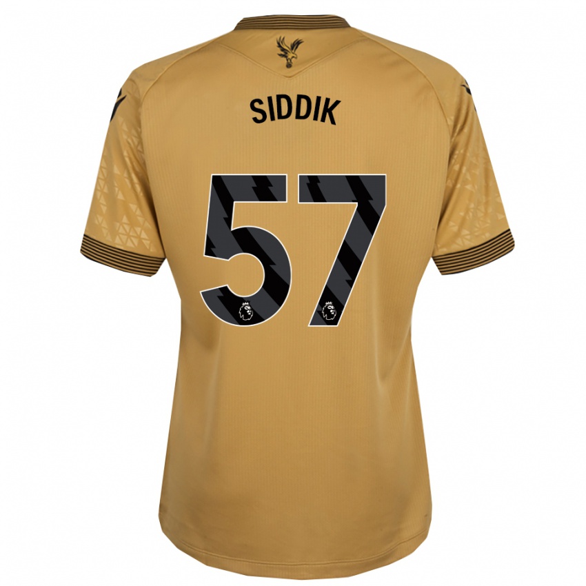 גברים קארדו סידיק #57 זהב שחור הרחק ג'רזי 2025/26 חולצה קצרה