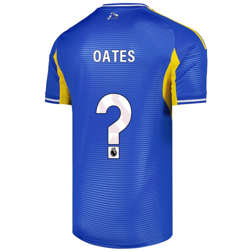 גברים Charlotte Oates #0 כחול צהוב הרחק ג'רזי 2025/26 חולצה קצרה